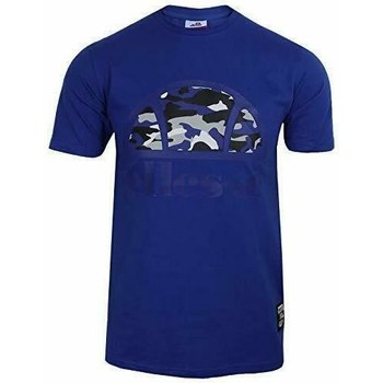 Ellesse Atelia tee Shirt Camiseta men's T shirt in Blue. Sizes available:UK S,UK M