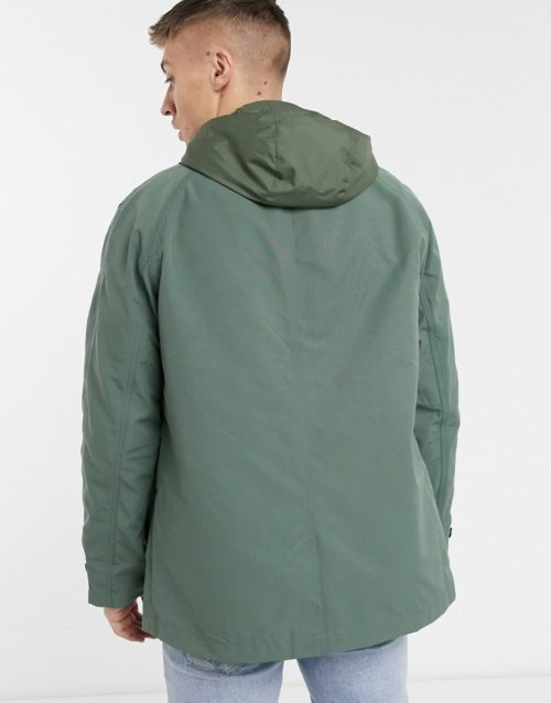 Lacoste hooded parka jacket-Green