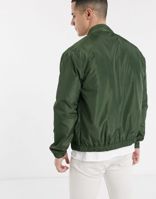 Le Breve bomber jacket in khaki-Green