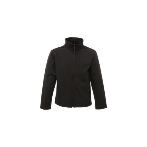 Professional Classic 3-Layer Softshell Jacket Black men's Fleece jacket in Black
