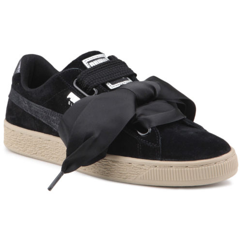 Puma Lifestyle shoes Suede Heart Safari Wns 364083 03 women's Shoes (Trainers) in Black