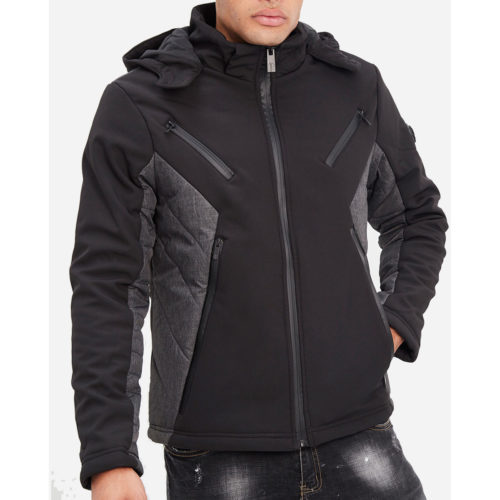 Rg 512 Short jacket bi material men's Jacket in Grey. Sizes available:EU L