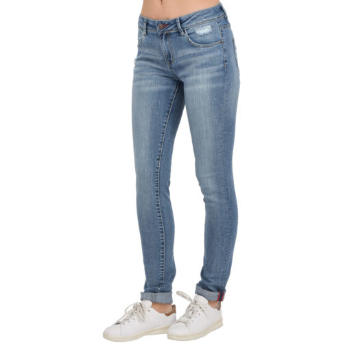 Ros W Jean women's Skinny Jeans in Blue