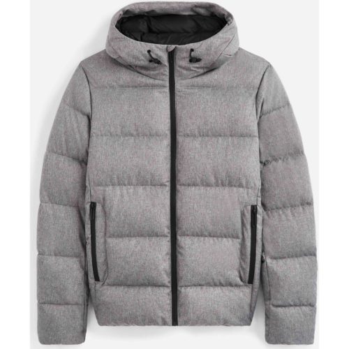 Celio Jacket high thermal insulation flannel men's Jacket in Grey