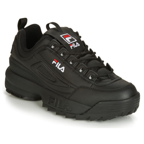Fila DISRUPTOR LOW men's Shoes (Trainers) in Black
