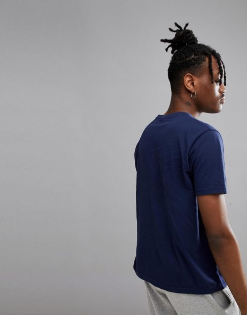 North Sails Text Logo T-Shirt In Navy