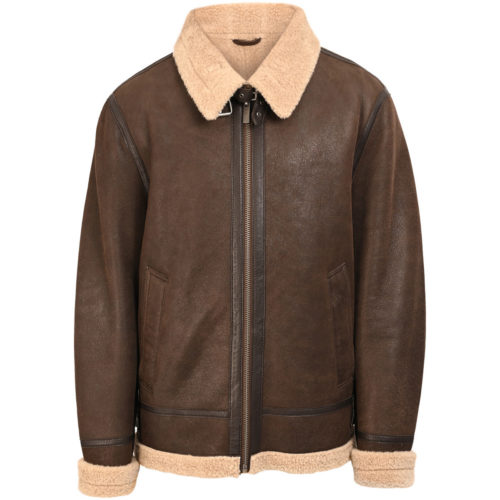 Oakwood CENTURY Bomber Jacket men's Leather jacket in Brown