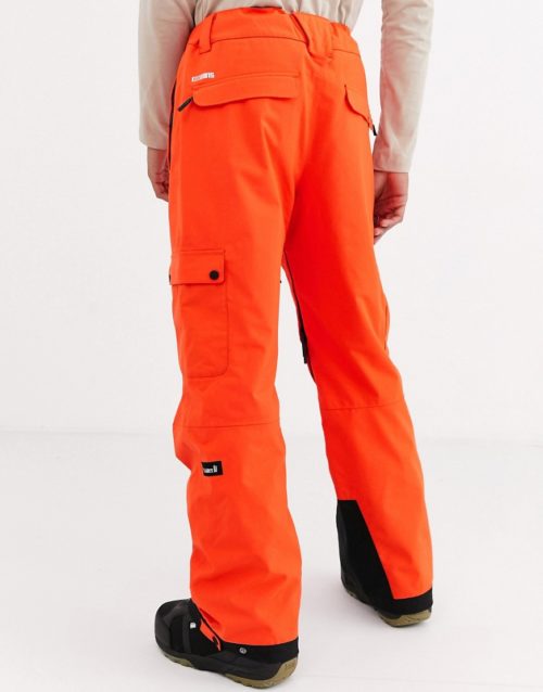 Planks Good Times Insulated ski Pant in orange