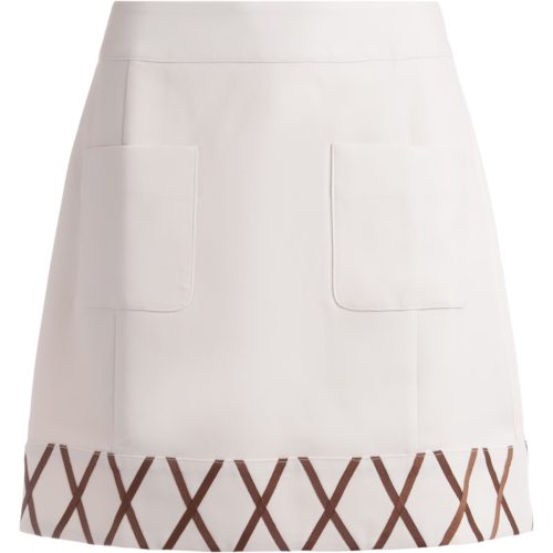 Rixo miniskirt Kitty model in ivory fabric women's Skirt in White