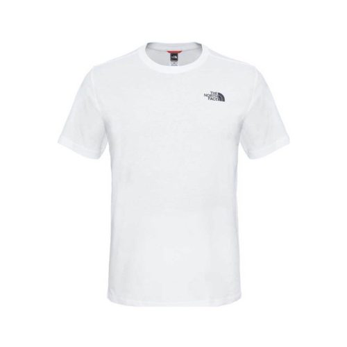 The North Face S/S Red Box tee Camiseta de Manga Corta men's T shirt in White