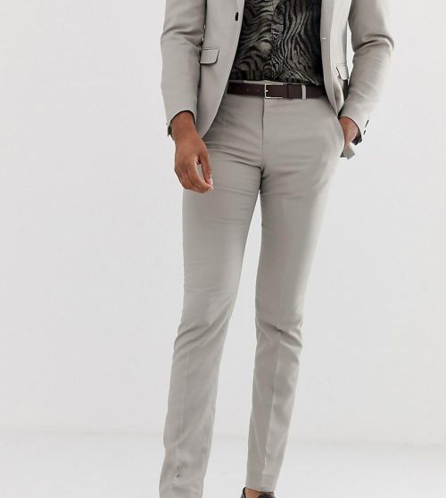 Twisted Tailor tall super skinny suit trousers in grey