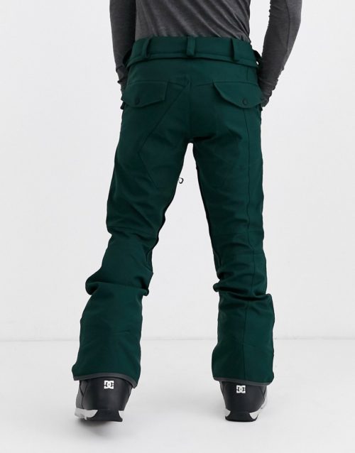 Volcom Articulated snow pant in dark green