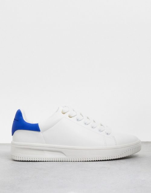 Creative Recreation chunky sole trainers in white and blue