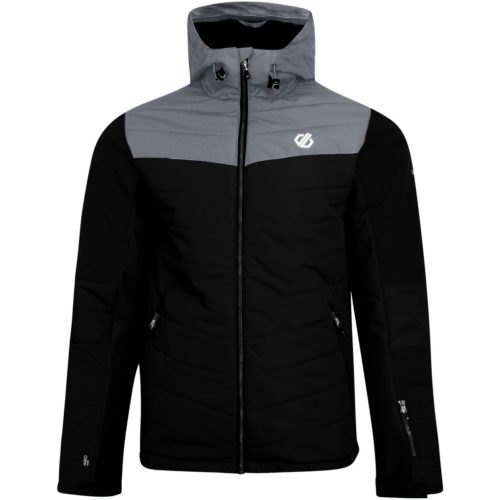 Dare 2b Domain Quilted Ski Jacket Black men's Fleece jacket in Black
