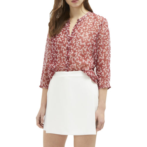French Connection Floral printed light blouse women's Blouse in Red