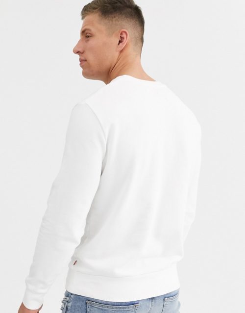 Levi's graphic tie dye logo crew neck sweatshirt-White