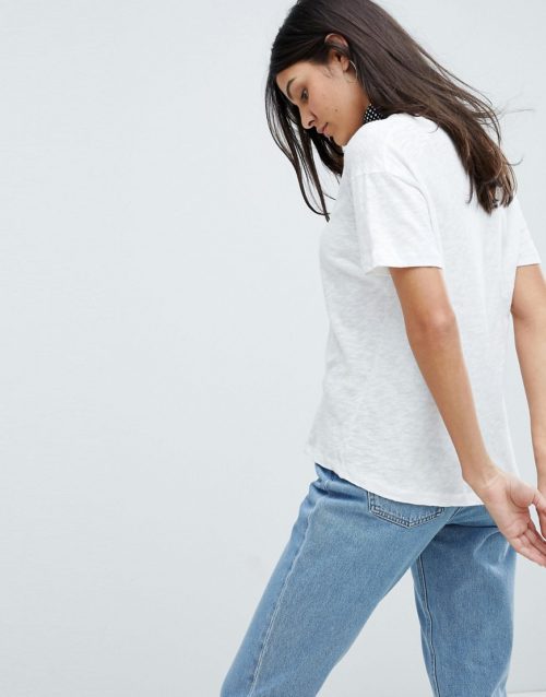 Mih Jeans Logo T-Shirt-White