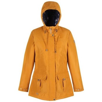 Regatta Braelynn Long Length Waterproof Insulated Jacket Yellow women's Coat in Yellow