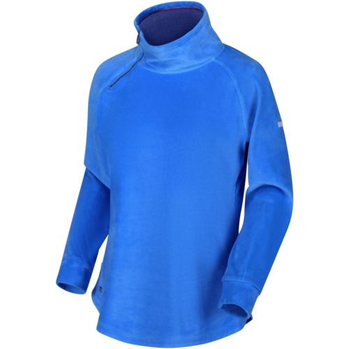 Regatta Cliona Velour Sweatshirt Blue women's Sweatshirt in Blue