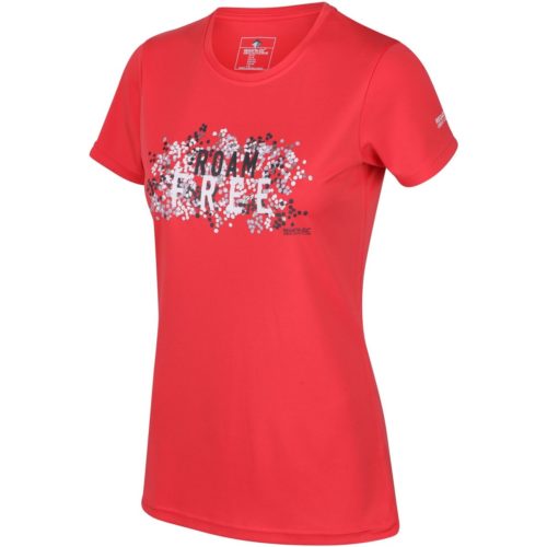 Regatta Fingal V Graphic T-Shirt Red in Red