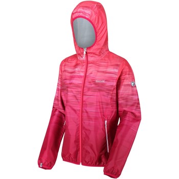 Regatta Leera IV Lightweight Waterproof Hooded Walking Jacket Pink women's Coat in Pink