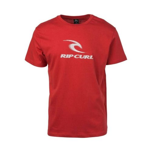 Rip Curl Iconic SS Tee CTEIO5. men's T shirt in Red