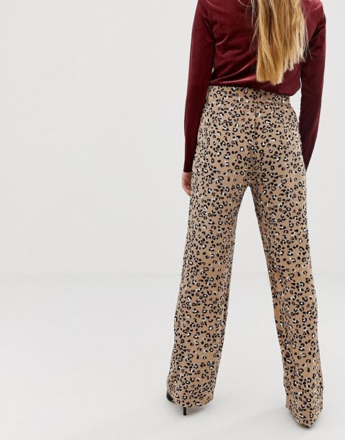 mByM leopard print trousers-Multi
