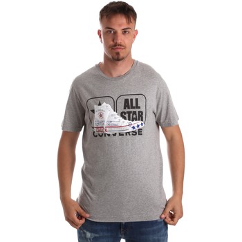 Converse 10017575-A01 men's T shirt in Grey