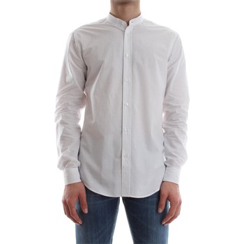 Dondup UC170 EF059U KOREY men's Long sleeved Shirt in White