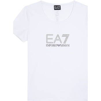 Emporio Armani EA7 6GTT60 TJ29Z women's T shirt in White