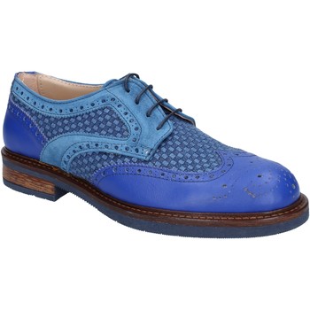 Fdf Shoes elegant leather suede BZ345 men's Casual Shoes in Blue