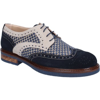 Fdf Shoes elegant suede textile BZ347 men's Casual Shoes in Blue