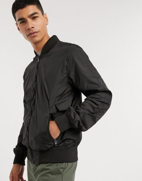 French Connection bomber jacket-Black