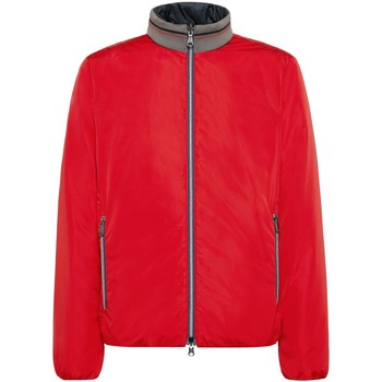 Geox M0228A TC133 men's Tracksuit jacket in Red