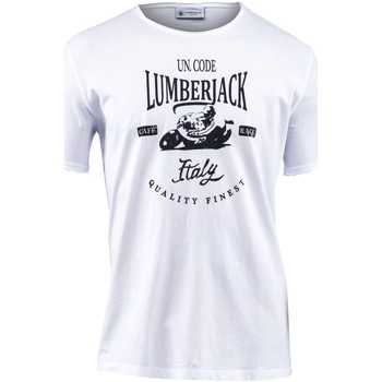 Lumberjack CM60343 002 510 men's T shirt in White