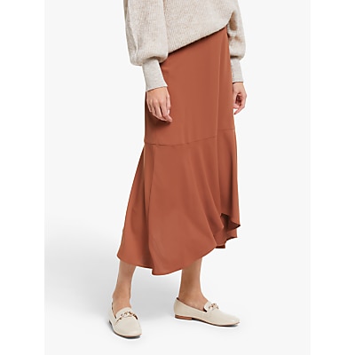 Modern Rarity Hanky Hem Skirt, Orange