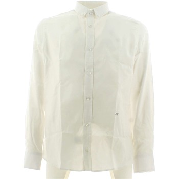 Nero Giardini A572104U men's Long sleeved Shirt in White