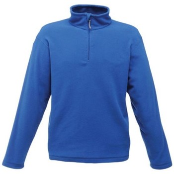 Professional Micro Zip Neck Fleece Blue men's Fleece jacket in Blue