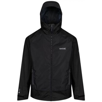Regatta Atten Waterproof Shell Jacket Black in Black