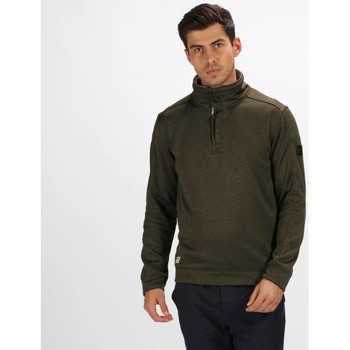 Regatta Lardner Heavyweight Knit Effect Half-Zip Fleece Green men's Fleece jacket in Green. Sizes available:UK S,UK M,UK L,UK XL,UK XXL,UK 3XL