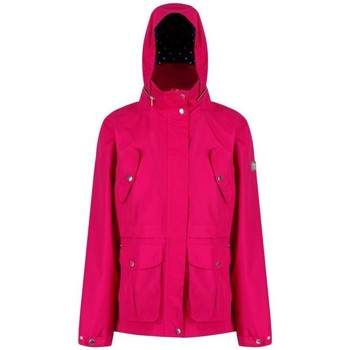 Regatta Nadalia Lightweight Waterproof Jacket Pink women's Coat in Pink
