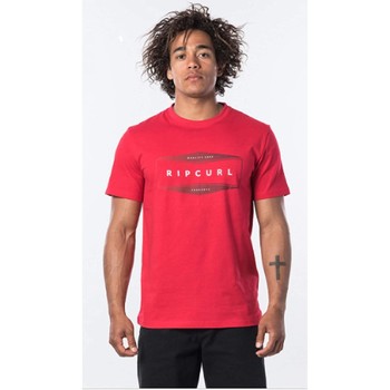 Rip Curl Camiseta Neon Short Sleeve men's T shirt in Red