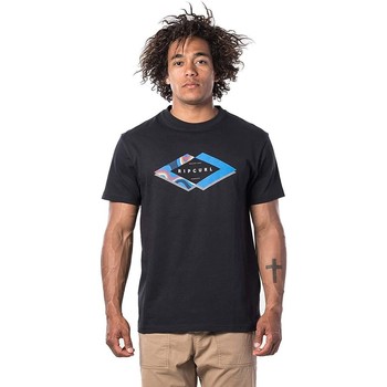 Rip Curl Quoted T-Shirt Hombre in Black