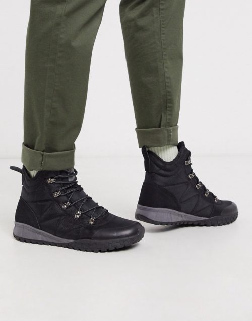 Rule London hiker boot in black