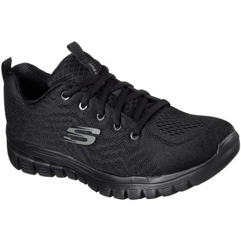 Skechers GRACEFUL GET CONNECTED 12615 CCGR women's Running Trainers in Black. Sizes available:3,3.5,4