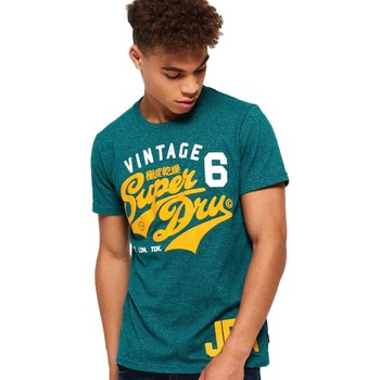 Superdry M10013XP men's T shirt in Green