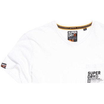 Superdry M10111YT men's T shirt in White