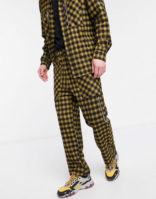 The Ragged Priest co-ord trousers in yellow check