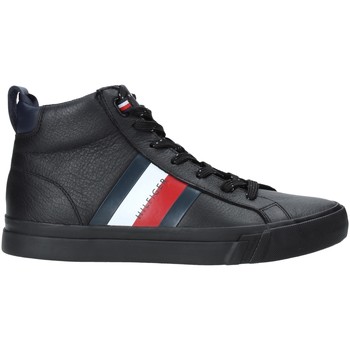 Tommy Hilfiger FM0FM02371 men's Shoes (High-top Trainers) in Black