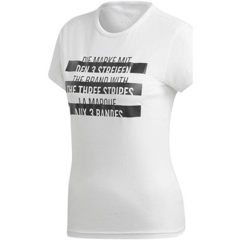 adidas DU0229 women's T shirt in White
